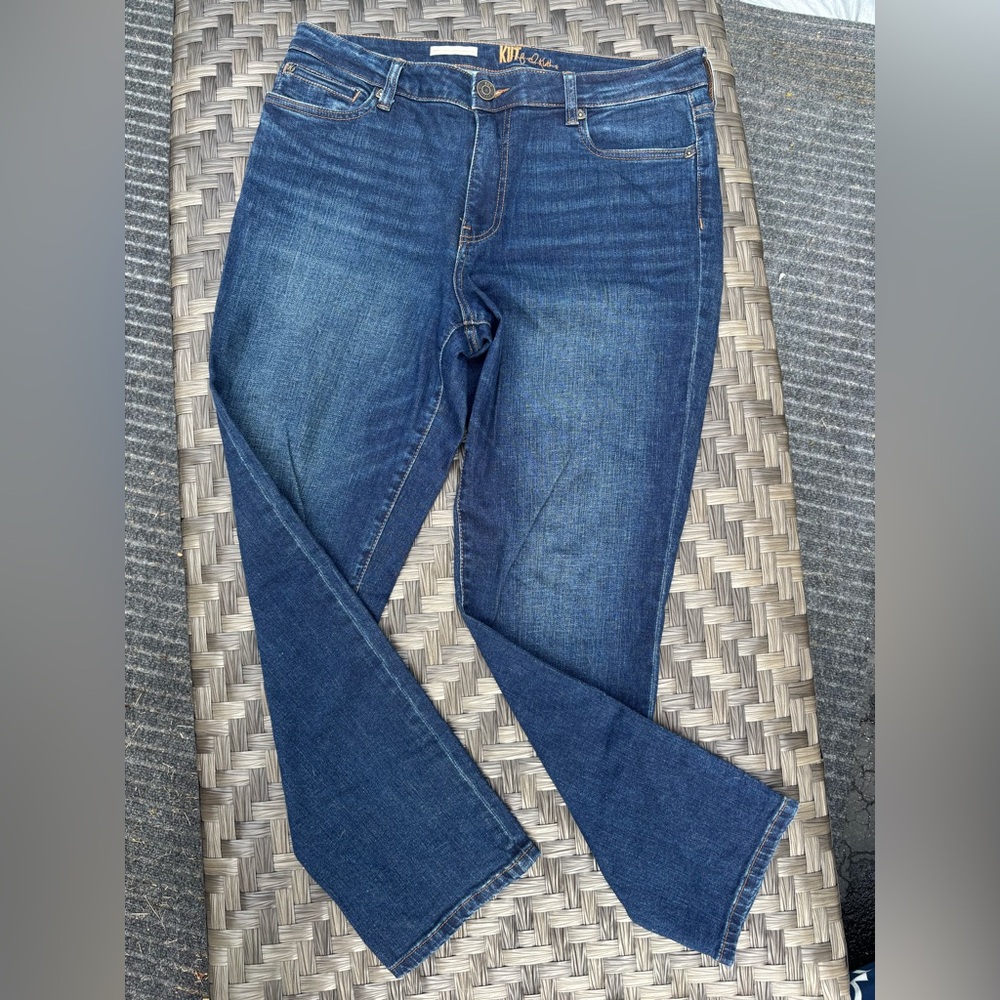 Kut From the Kloth Katy High Rise Ankle Straight Leg Jeans 28” Inseam